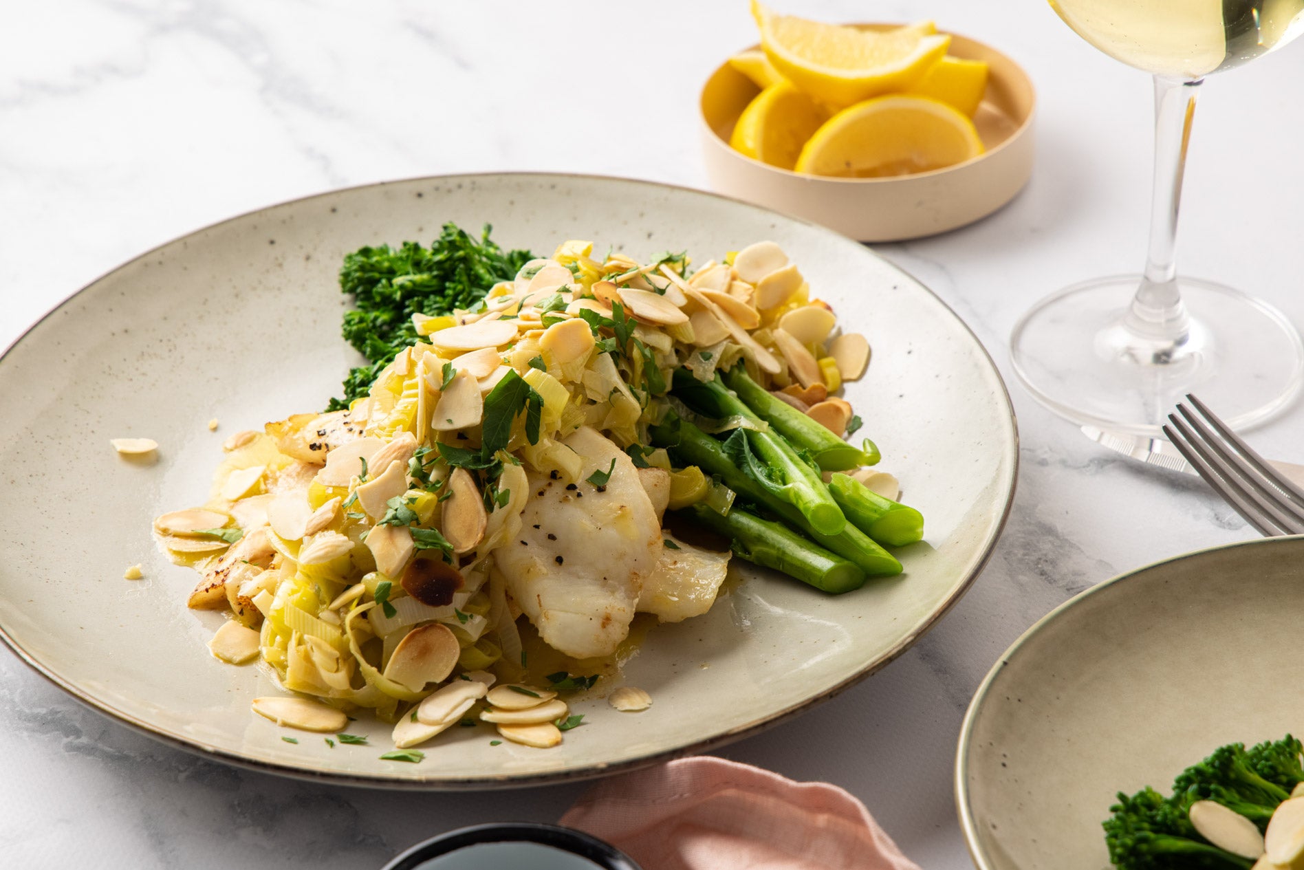 GRILLED JOHN DORY WITH LEEK AND LEMON BUTTER – Thammachart Seafood